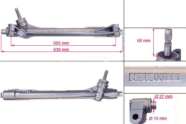 Рулевая рейка Lexus NX 2014-,  Toyota RAV 4 IV 2012-, R1104