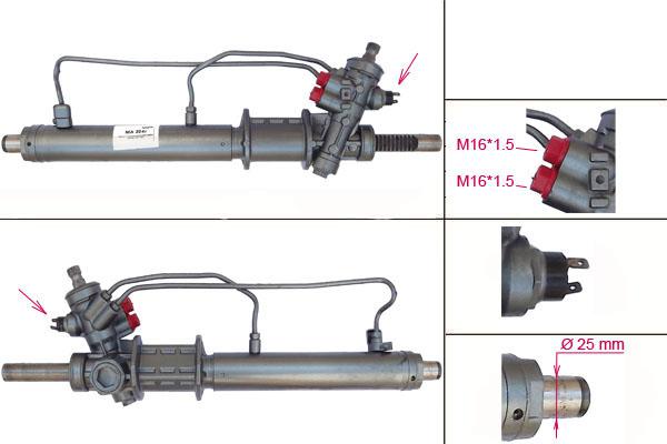 Рулевая рейка Mazda 626 III  1987-1992,  Mazda MX-6  1991-1997, R1153