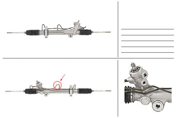 Рулевая рейка Nissan Murano  2002-2008, R1389