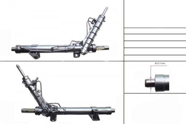 Рулевая рейка Nissan Primastar  2001-2010,  OPEL Vivaro  2001-,  Renault Trafic II  2001-, R1413