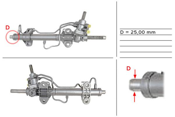 Рулевая рейка Renault Safrane  1992-1996,  Renault Safrane  1996-2000, R1585