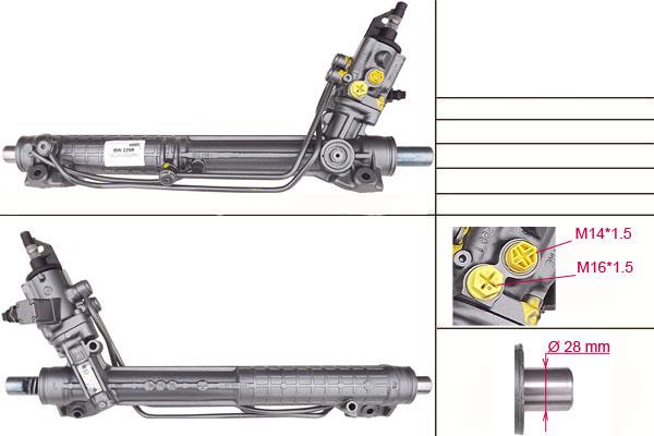Рулевая рейка BMW 5 E39 1995-2004, R0180