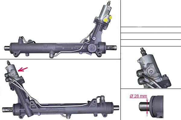 Рулевая рейка BMW 5 E60 2003-2009,  BMW 5 E61 2004-2009,  BMW 6 E63 2004-, R0188