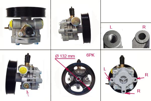 Насос Citroen C-Crosser  2007-,  Mitsubishi Lancer X  2008-,  Mitsubishi Outlander XL  2006-, N0238