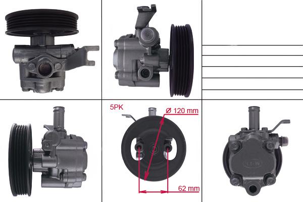 Насос KIA Carnival  1999-2001,  KIA Carnival II  2001-2005,  KIA Rio  2000-2005, N0464