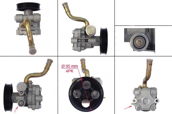 Насос Mitsubishi Pajero / Montero Sport 1996-2008,  Mitsubishi Pajero III / Montero III  2000-2007,  Mitsubishi Pajero Sport 2007-2015, N0627