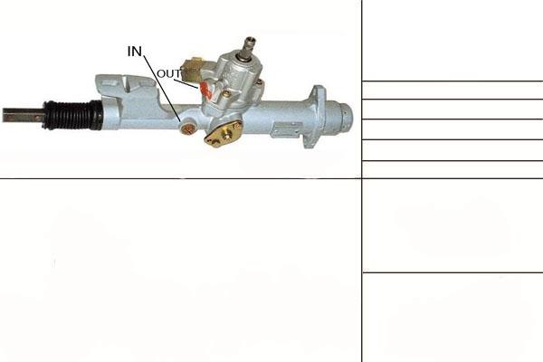 Рулевая рейка AUDI 80  1991-1996,  AUDI Cabriolet  1991-2000,  AUDI Coupe  1988-1996, R0026