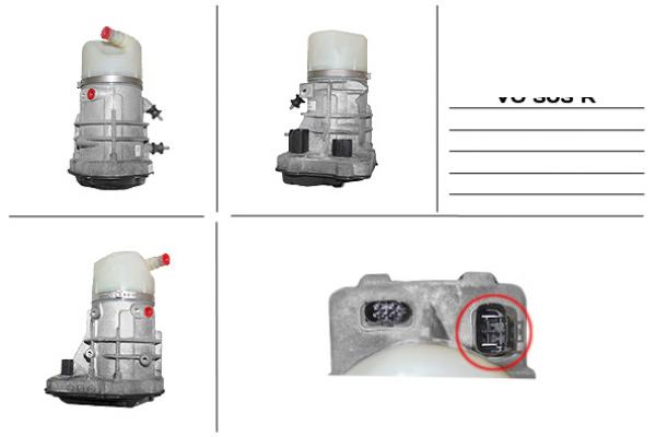 Насос Volvo S60 II  2012-,  Volvo V60  2010-,  Volvo V70 II  2000-, N0852
