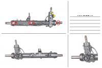 Рулевая рейка Fiat Tempra  1990-1996,  Fiat Tipo  1990-1995,  Lancia Dedra  1990-1999, R0540