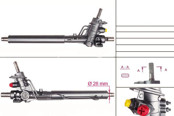Рулевая рейка Ford Galaxy  1995-2006,  Seat Alhambra  1996-2010,  VW Sharan  1995-2011, R0603