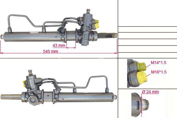 Рулевая рейка Hyundai Accent I  1994-2000, R0764