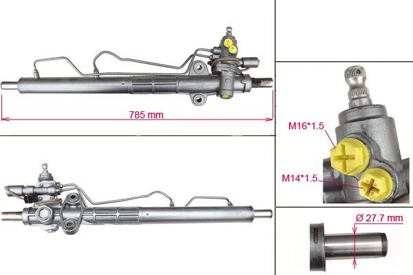 Рулевая рейка Hyundai Sonata IV  1998-2004,  Hyundai XG  1998-,  KIA Magentis  2001-, R0843